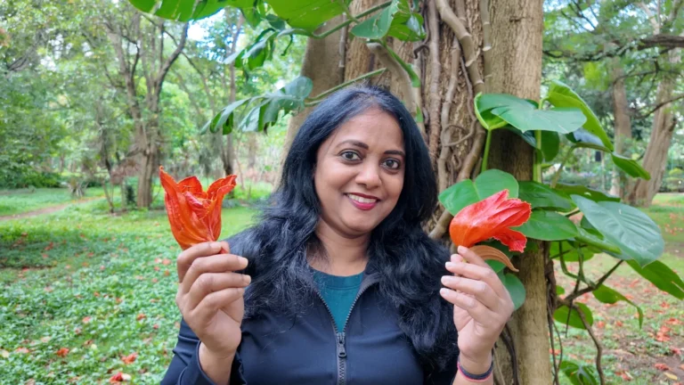 Guru Sanju outdoors in nature