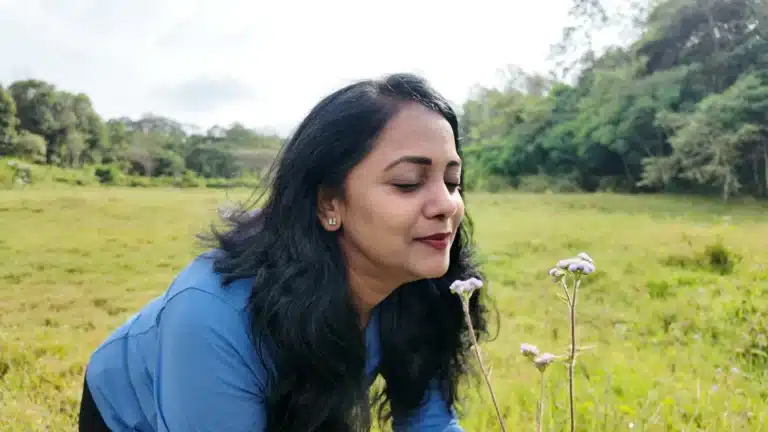 Guru Sanju outdoors in nature
