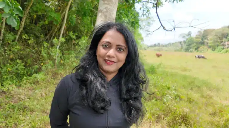Guru Sanju outdoors in nature